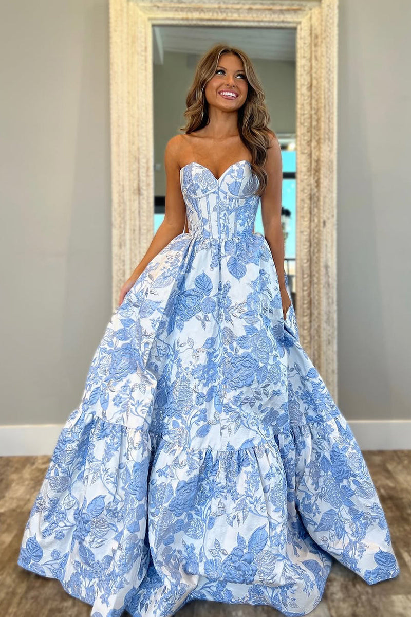 Gown Sweetheart (Lt Blue)