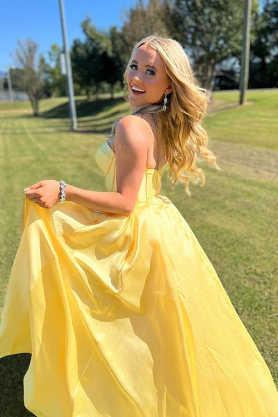 Cute Ball Gown Sweetheart Satin Long Prom Dresses VK24101006