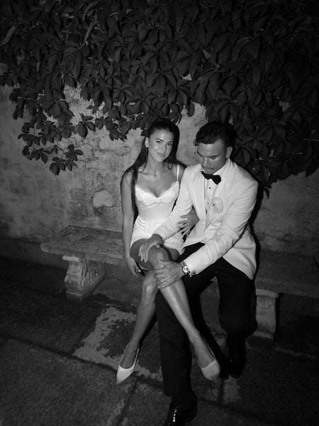 Spaghetti Straps Sleeveless Lace Mermaid Short Mini Wedding Dress