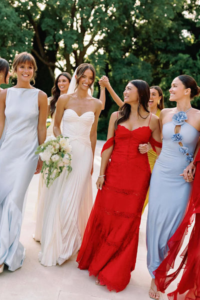 Chic A-Line Sweetheart Pleated Chiffon Wedding Dresses VK25093004