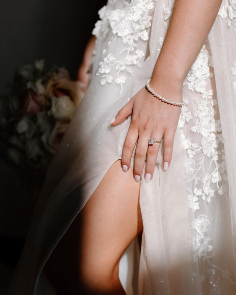 Fairy A Line Sweetheart Tulle Wedding Dresses with Appliques VK23061003