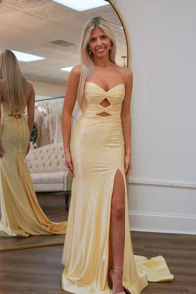 Sparkly Mermaid Sweetheart Hot Pink Satin Long Prom Dresses with Hot Stone Beading VK25032701