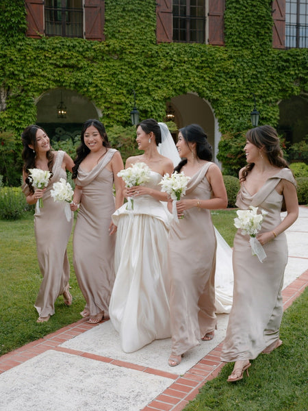 Strapless Sleeveless A-Line Floor-Length Wedding Dress
