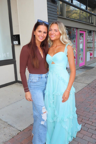 Cute A Line Sweetheart Chiffon Ruffles Long Prom Dress