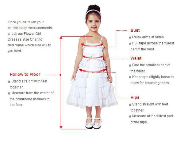 Ivory Long Sleeve Tulle Flower Girl Dress with Lace, Cheap Flower Girl Dress with Bowknot  VK0101036