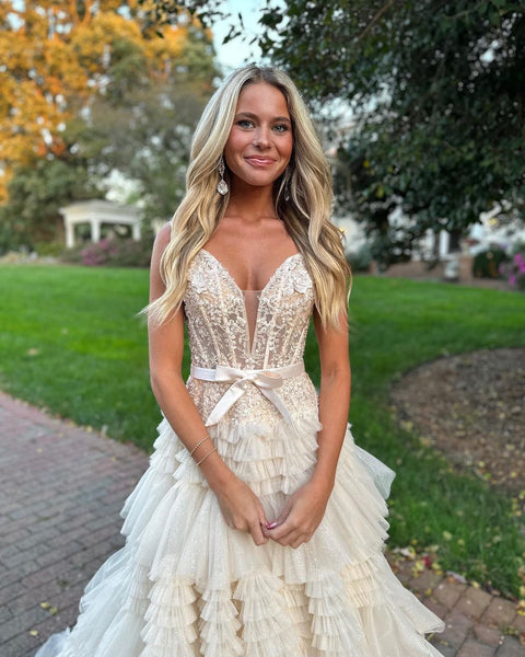 Sweet Ball Gown Tutu Tulle Prom Dresses VK112501