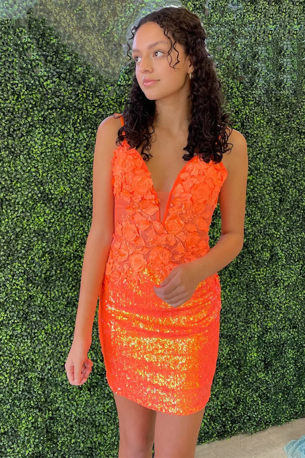 cute orange dresses Free Shipping Sequins Short Junior Homecoming with Appliques VK071204 – Vickidress Formal Mini Dresses Gubotare Christmas Dress Toddler and a charming reverse Size:10 AUS